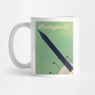 Washington DC Vintage style travel poster. Mug